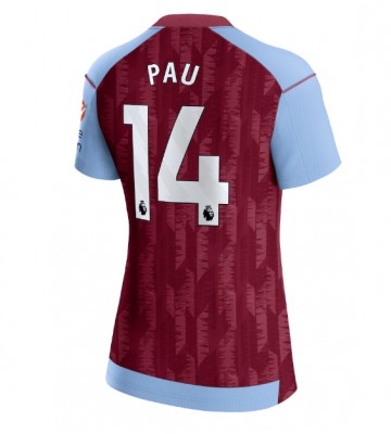 Aston Villa Pau Torres #14 Hemmatröja Kvinnor 2023-24 Kortärmad